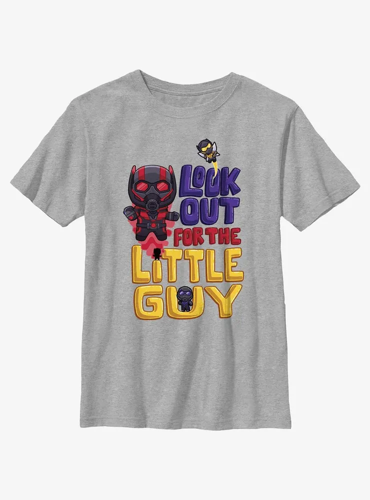 Marvel Ant-Man and The Wasp: Quantumania Chibi Look Out For Little Guy Youth T-Shirt