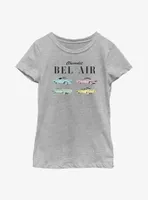 General Motors Chevy Bel Air Stack Youth Girls T-Shirt
