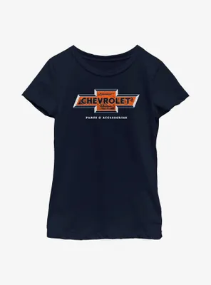 General Motors Classic Chevy Logo Youth Girls T-Shirt