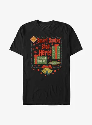 General Motors Smart Santas Shop Chevy T-Shirt