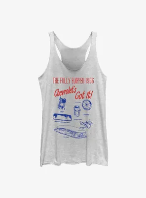 General Motors Chevrolet Fully Equipped Womens Tank Top