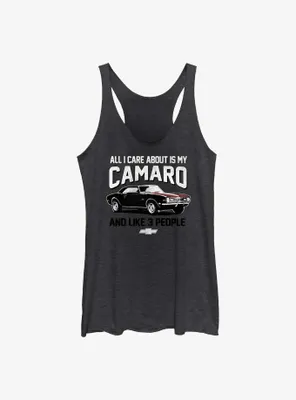 General Motors All I Care About Is My Camaro Womens Tank Top