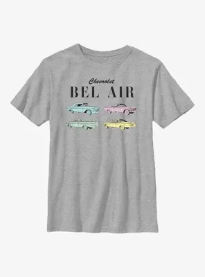 General Motors Chevy Bel Air Stack Youth T-Shirt
