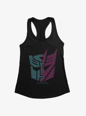 Transformers Autobot Decepticon Split Icon Womens T-Shirt