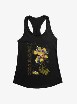 Transformers Bumblebee Grid Womens T-Shirt