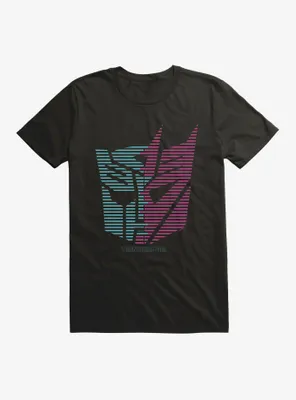 Transformers Autobot Decepticon Split Icon T-Shirt