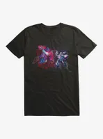 Transformers Optimus Prime Vs Megatron Grid T-Shirt