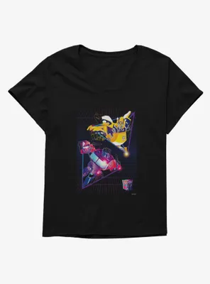 Transformers Autobots Vs Decepticons Grid Womens T-Shirt Plus