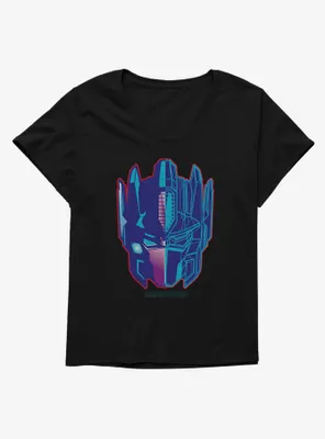 Transformers Optimus Prime Head Icon Womens T-Shirt Plus