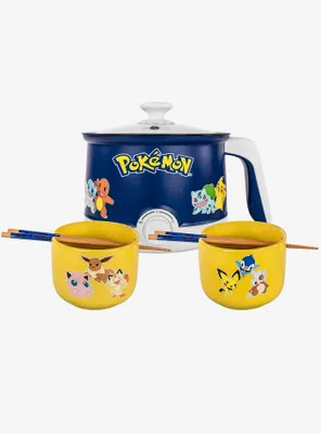 Pokémon Characters Hot Pot with Ramen Bowls