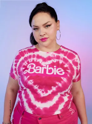 Barbie Logo Heart Tie-Dye Girls Baby T-Shirt Plus