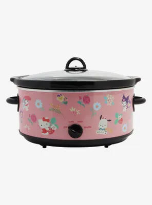Sanrio Hello Kitty and Friends Floral Allover Print 7-Quart Slow Cooker - BoxLunch Exclusive