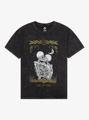 Skeleton Lovers Mineral Wash T-Shirt