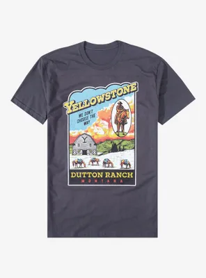 Yellowstone Dutton Ranch Poster T-Shirt - BoxLunch Exclusive