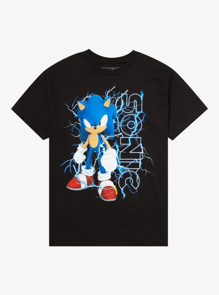 Sonic the Hedgehog Lightning Portrait Youth T-Shirt - BoxLunch Exclusive