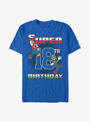 Nintendo Happy Super 18th Birthday T-Shirt