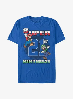 Nintendo Happy Super 21th Birthday T-Shirt