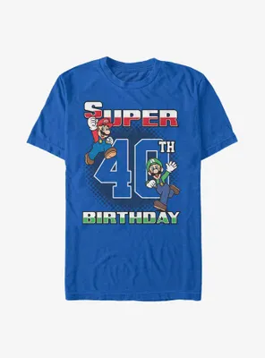 Nintendo Happy Super 40th Birthday T-Shirt