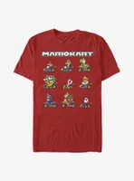 Nintendo Mario Kart Line Up T-Shirt