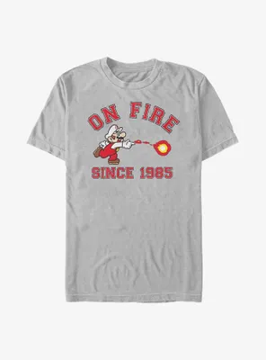 Nintendo Mario On Fire T-Shirt