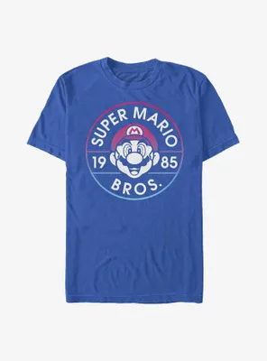 Nintendo Mario Super Bros Badge T-Shirt