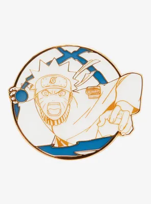 Naruto Shippuden Naruto Circle Frame Enamel Pin - BoxLunch Exclusive 