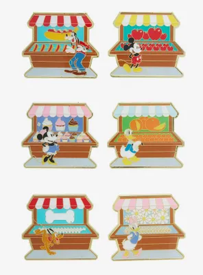 Loungefly Disney Mickey Mouse & Friends Market Booth Blind Box Enamel Pin - BoxLunch Exclusive