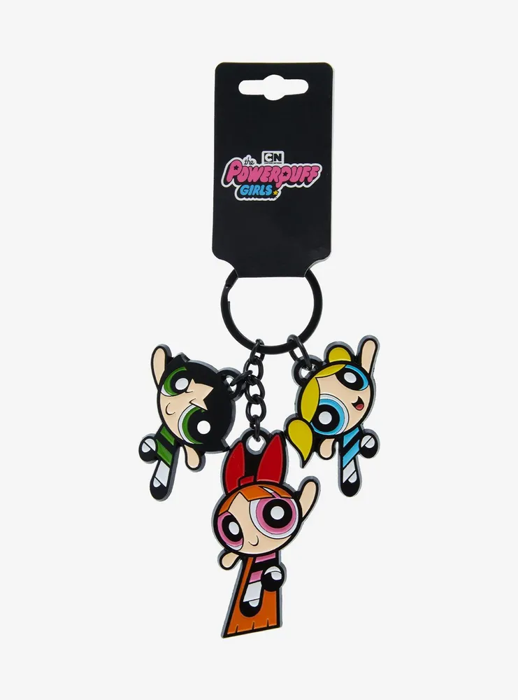 The Powerpuff Girls Figural Multi-Charm Keychain - BoxLunch Exclusive