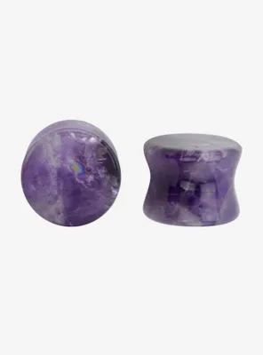 Stone Amethyst Plugs 2 Pack