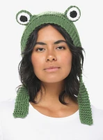 Frog Eyes Knit Bonnet