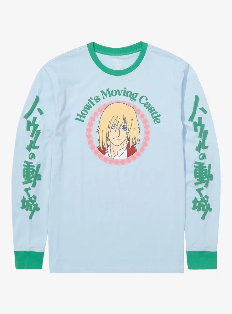 Studio Ghibli Howl's Moving Castle Circular Howl Portrait Long Sleeve T-Shirt - BoxLunch Exclusive