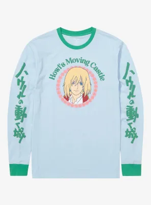 Studio Ghibli Howl's Moving Castle Circular Howl Portrait Long Sleeve T-Shirt - BoxLunch Exclusive