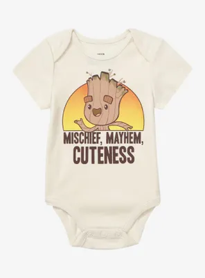 Marvel Guardians of the Galaxy Groot Portrait Infant One-Piece