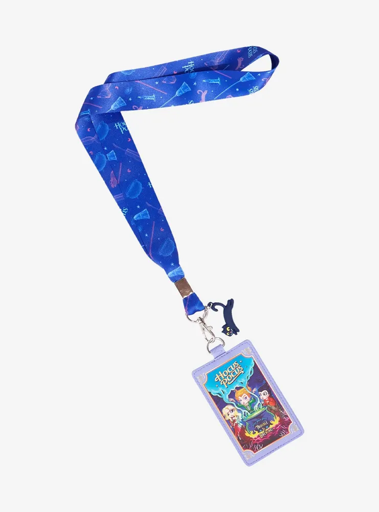 Hot Topic Disney Hocus Pocus Icons Lanyard With Cardholder