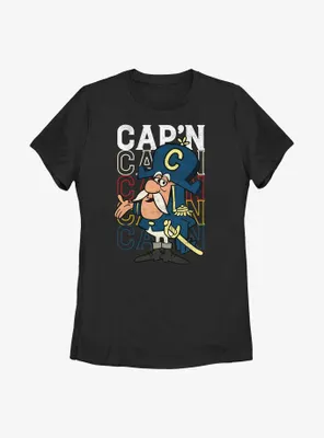 Cap'n Crunch Captain Stack Womens T-Shirt