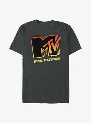 MTV Grungy Spray Logo T-Shirt