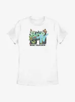 MTV Butterflies Logo Womens T-Shirt