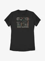 MTV Wildflower Logo Womens T-Shirt