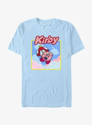 Kirby Umbrella Starry Flight T-Shirt
