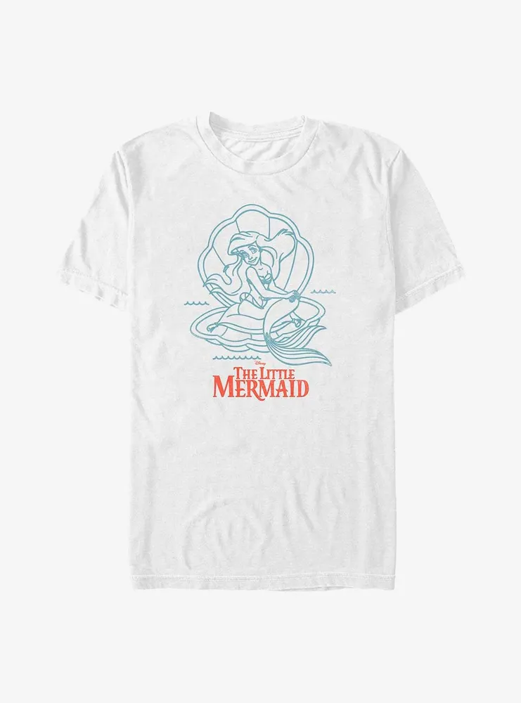 Disney The Little Mermaid Clamshell Princess T-Shirt