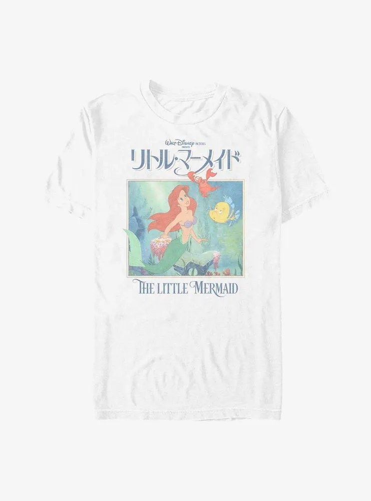 Disney The Little Mermaid Japanese Poster T-Shirt