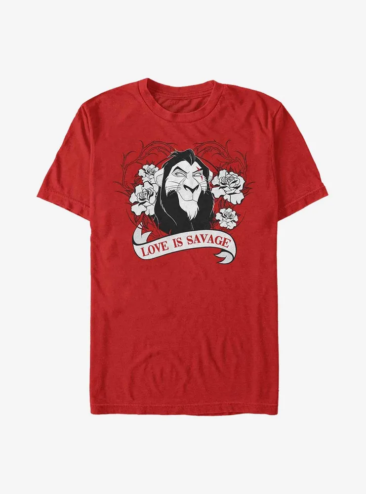 Disney The Lion King Scar Love Is Savage T-Shirt