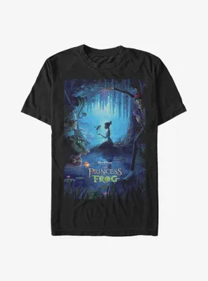 Disney the Princess and Frog Classic Movie Poster T-Shirt