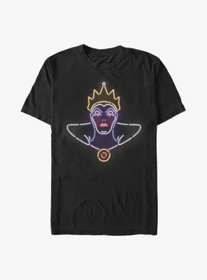 Disney Snow White and the Seven Dwarfs Neon Sign Evil Queen T-Shirt