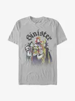 Disney Villains Sinister Sisters Cruella, Evil Queen, Ursula, and Maleficent T-Shirt