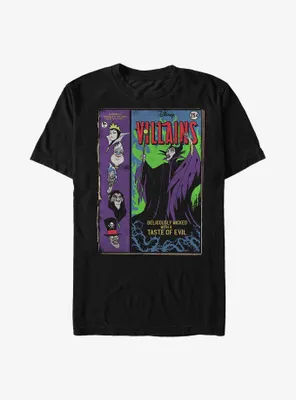 Disney Villains Taste of Evil Comic Cover T-Shirt