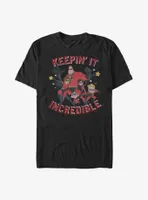 Disney Pixar The Incredibles Family Keepin' It Incredible T-Shirt