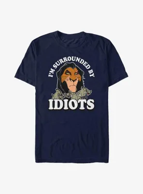 Disney The Lion King Scar I'm Surrounded By Idiots T-Shirt