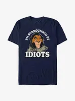 Disney The Lion King Scar I'm Surrounded By Idiots T-Shirt