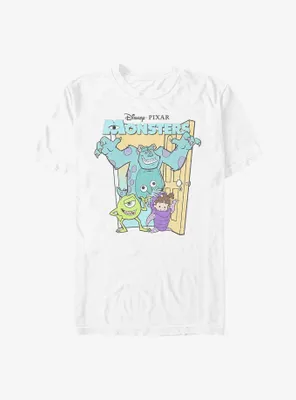 Disney Pixar Monsters Inc. Mike, Sulley, and Boo Poster T-Shirt
